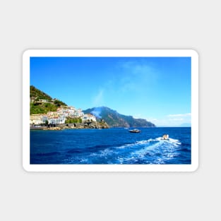 Seaside view of Amalfi Magnet