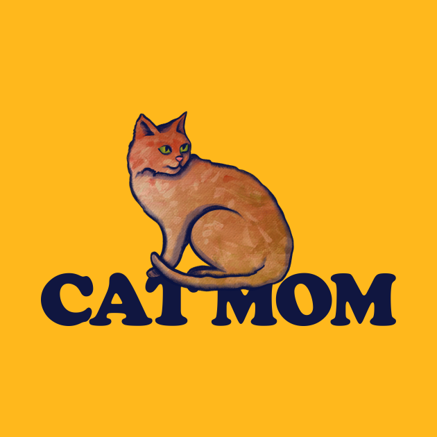 Discover Cat Mom - Orange Cat - T-Shirt