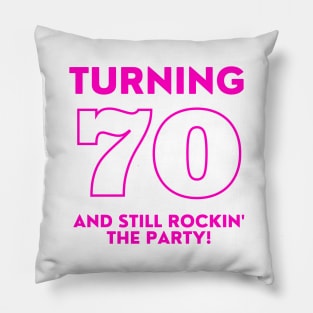 Funny 70th Birthday Quote Grandfather Birthday, Uncle Birthday Pillow