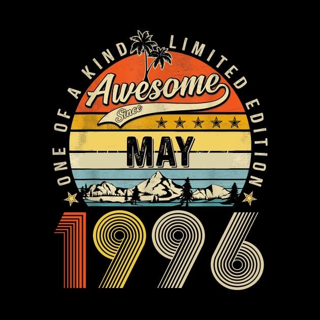 Awesome Since May 1996 Vintage 27th Birthday by Marcelo Nimtz