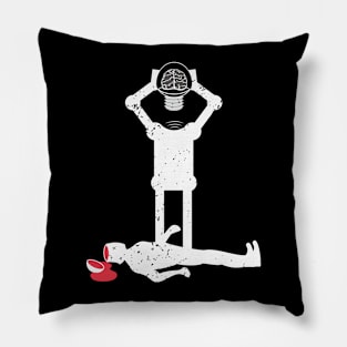 Funny AI Robot Overlords Geek 2 Pillow