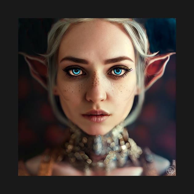 Lenna Wynwraek - Portrait of Beautiful Elf Woman by JediNeil