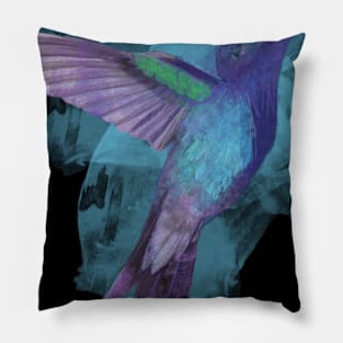 colored bird Pillow