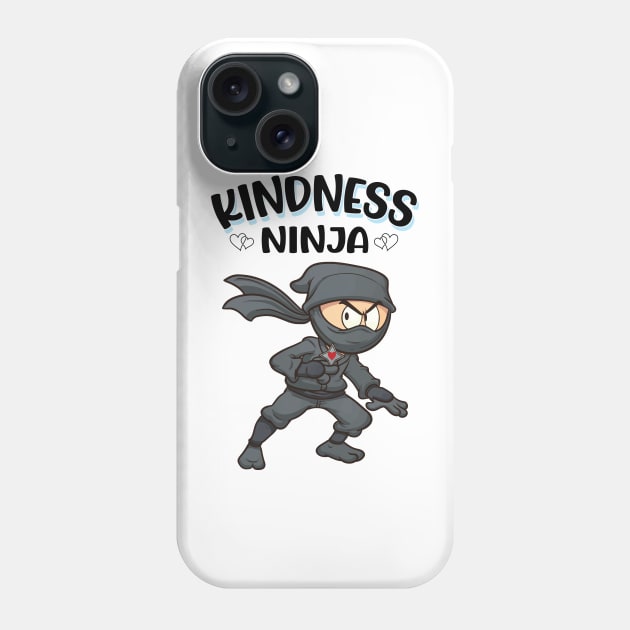 Kindness Ninja Phone Case by reedae