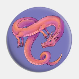 Dragon on blue Pin