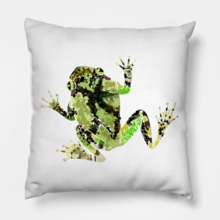 Gray Tree Frog Pillow