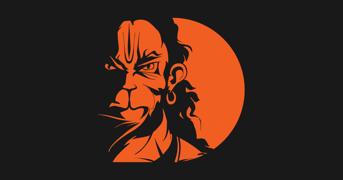 Rudra Hanuman - Hanuman - Sticker | TeePublic UK