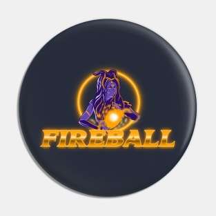 Tiefling Fireball Pin