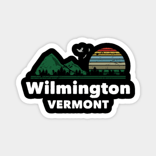 Mountain Sunset Flying Birds Outdoor Wilmington Vermont Magnet