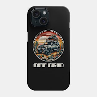 Off grid jeep renegade Phone Case