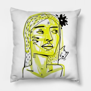 girl face Pillow