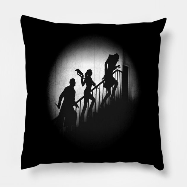 The Nosferatu Slayer Pillow by SixEyedMonster