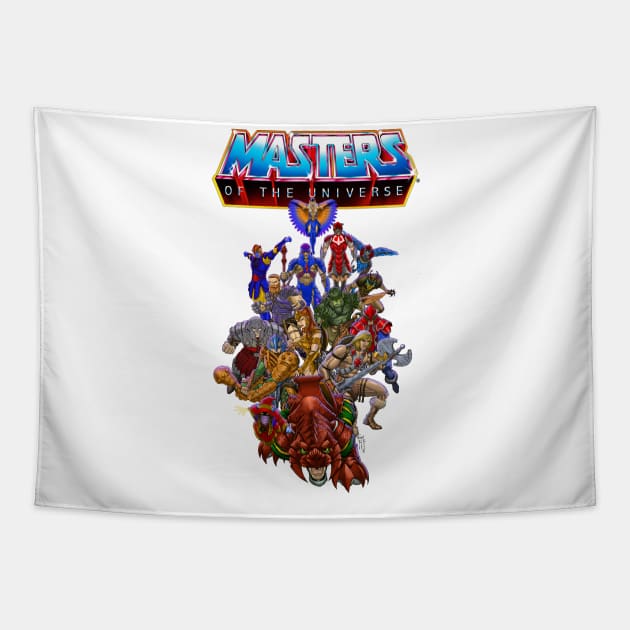 Masters Of The Universe Tapestry by AV Art Studio