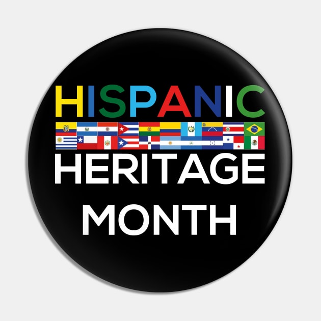 Hispanic Heritage Month Shirt Pin by SDxDesigns