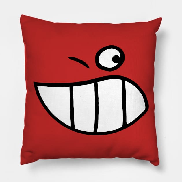 PIM-PEKI red Pillow by ticulin