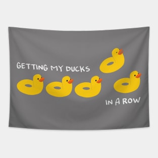 Ducks In A Row Tapestry