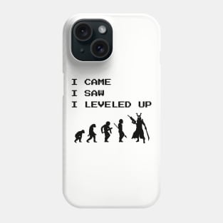 I Came I Saw I Leveled Up Gamer Video Games Fan Phone Case