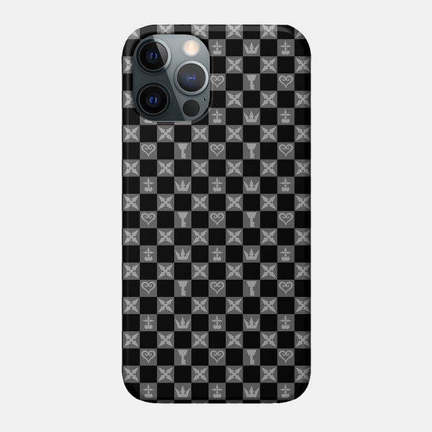 KH Checker Pattern - Kingdom Hearts - Phone Case