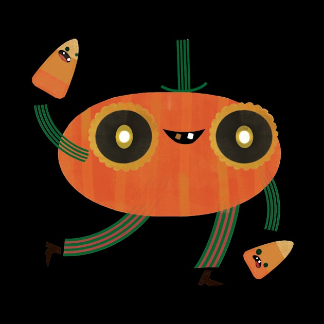 Trick or Treat Jack O’Lantern by Kath Waxman Illustration