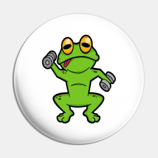 Frog at shoulder training with Dumbbells Pin