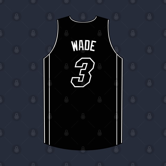 Dwyane Wade Miami Jersey Qiangy by qiangdade