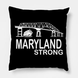 Maryland Baltimore Bridge, Pray For Baltimore Bridge Pillow