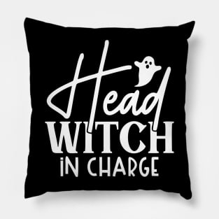 head witch in charge Pillow