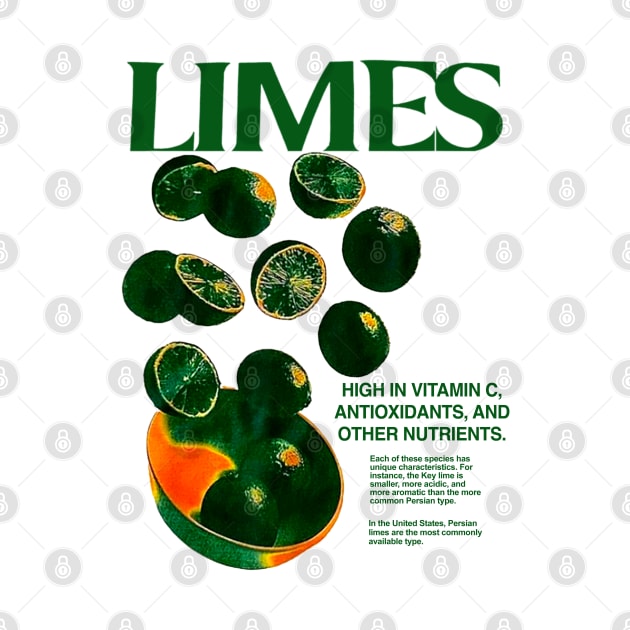 Limes high in vitamin c antioxidants and other nutrients by TrikoNovelty