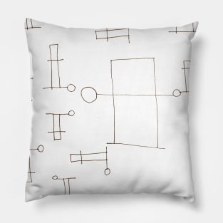 abstract line design Pillow