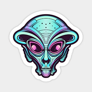 Alien Head Design Magnet