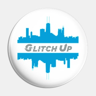 Chicago Skyline - Glitchup Pin