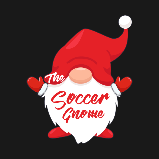 The Soccer Gnome Matching Family Group Christmas Pajama by Penda