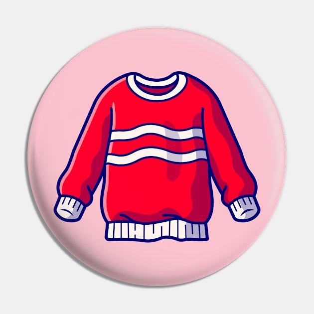 Sweater Cartoon Illustration Pin by Catalyst Labs