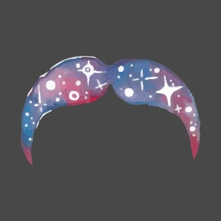 Awesome Space Mustache T-Shirt