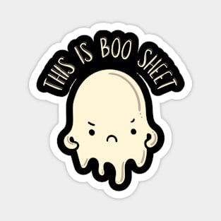 This Is Boo Sheet Ghost Halloween Costume Magnet