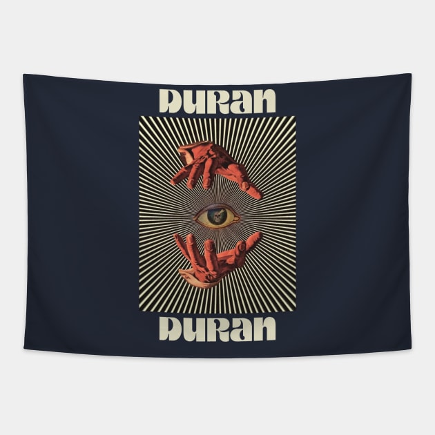 Hand Eyes Duran Duran Tapestry by Kiho Jise