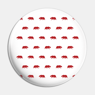 Red Bear Pin