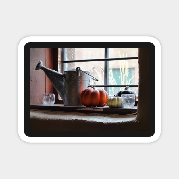 Adobe Window Autumn Still Life C1 Magnet by bobmeyers