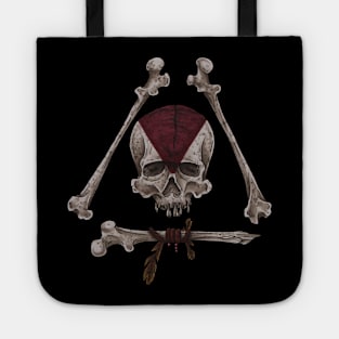 Tribal skull 1 Tote