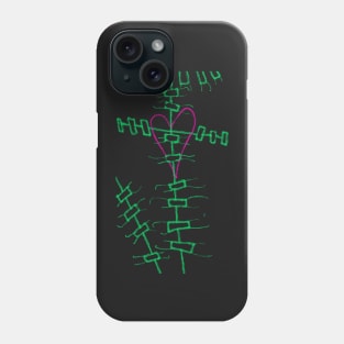 Cross my heart and hope to be stitched up dress Phone Case