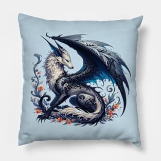 Maned Wolf Dragon Pillow