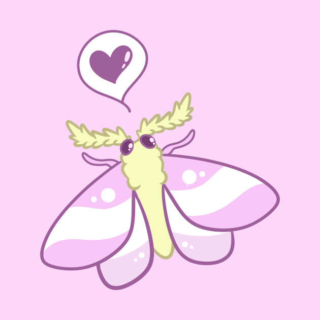 Pastel Moth by BirdPresident