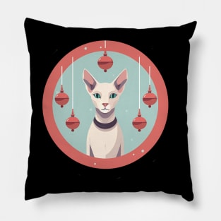 Oriental Shorthair Cat Xmas  Ornament, Love Cats Pillow