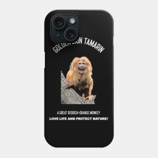 Golden Lion Tamarin Monkey Phone Case