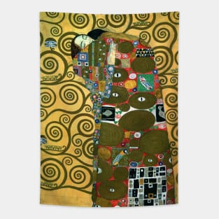 Fulfillment aka The Embrace by Gustav Klimt Tapestry