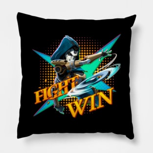 Ash - Fight Win Pillow