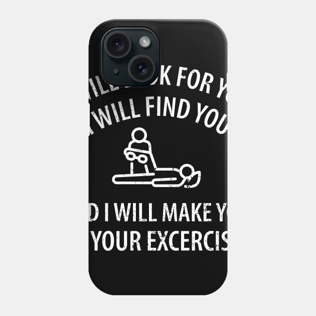 physiotherapist physical therapy gift saying funny Phone Case by Johnny_Sk3tch