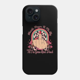 Middle Finger To The Sky Til I'm Gone And Dead Cactus Music Cowboys Fingers Phone Case