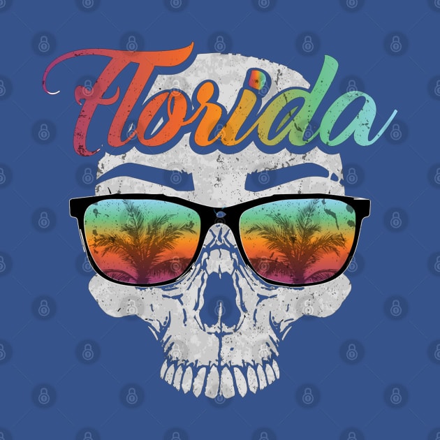 Florida Skull w/ Shades by crazytz