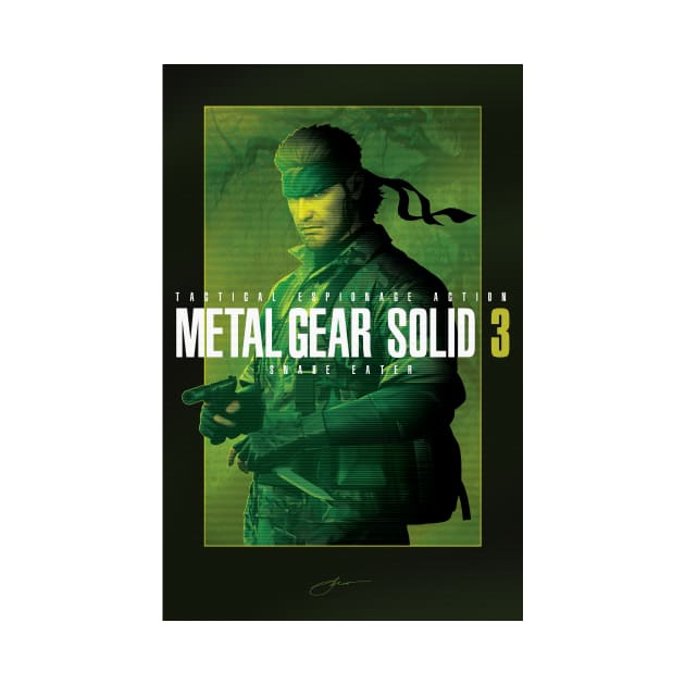 Metal Gear Solid 3 "Naked Snake" Poster by Jamieferrato19